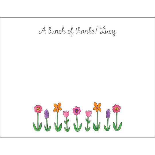 Wild Flowers Flat Note Cards